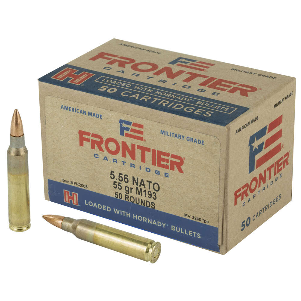 Ammunition Frontier Cartridge Ready Series 223Rem|5.56NATO FRONTIER 5.56 NATO 55 GR FMJ (XM193) (50 RD  ORIENTED) ammo • Model: Ready Series